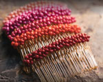 Colored comb with little balls 7.440€ #50639PNBLS
